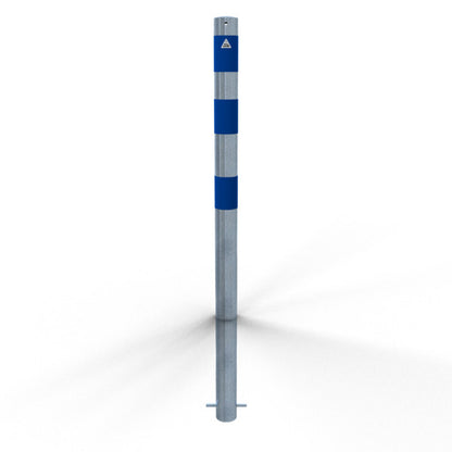 Absperrpfosten als E-Ladesäulenschutz