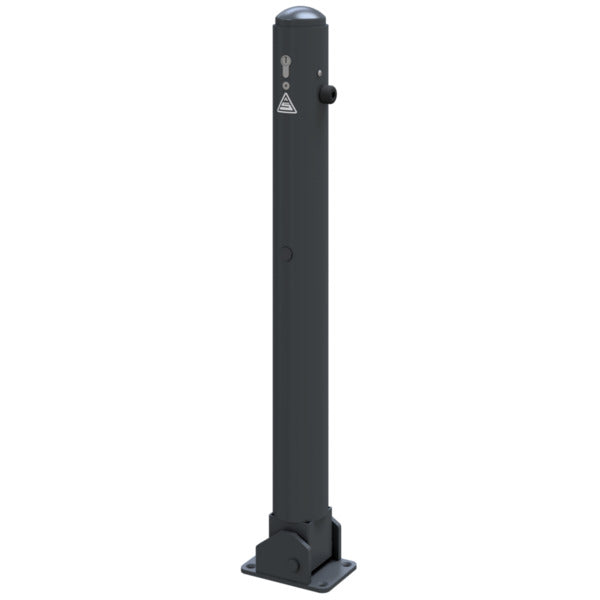 Absperr-Stilpfosten Serie 480B Ø 82 mm