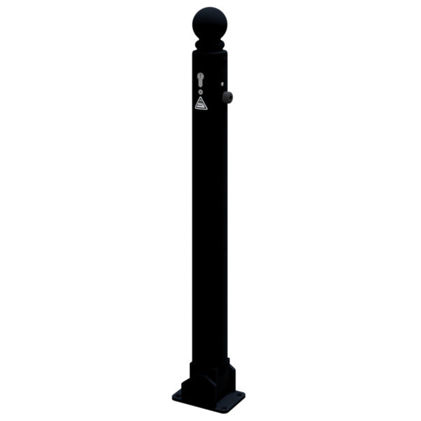Absperr-Stilpfosten Serie 485B Ø 82 mm