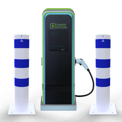 Rammschutzpoller als E-Ladesäulenschutz