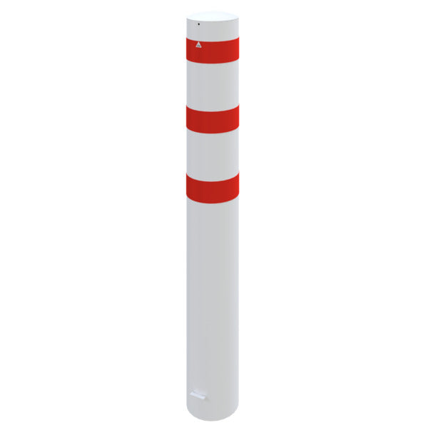 Absperrpoller Stahlrohr Ø 273 x 5 mm ortsfest zum Einbetonieren
