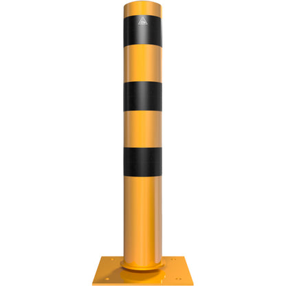 Absperrpoller Stahlrohr Ø 152 x 3,2 mm ortsfest zur Dübelbefestigung