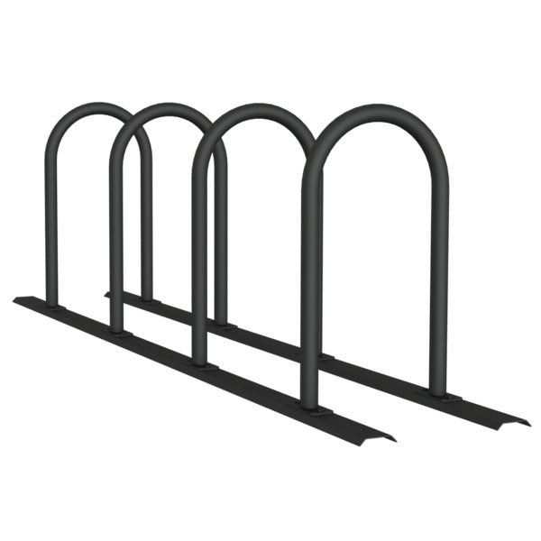 Fahrradanlehnbügel Reihenanlage Stahlrohr Ø 48 mm