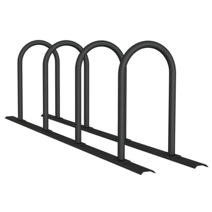 Fahrradanlehnbügel Reihenanlage Stahlrohr Ø 48 mm