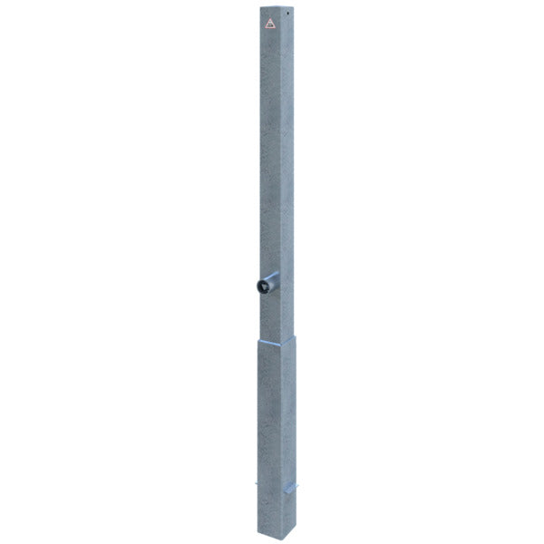 Absperrpfosten 70 x 70 mm herausnehmbar mit Dreikantverschluss