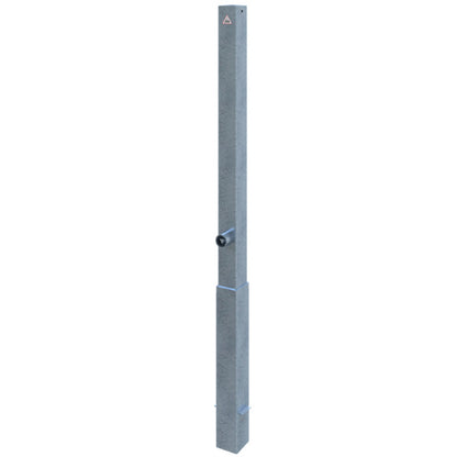 Absperrpfosten 70 x 70 mm herausnehmbar mit Dreikantverschluss