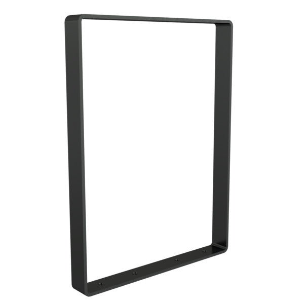 Anlehnbügel aus Flachstahl 70 x 10 mm mit Kantung nach innen