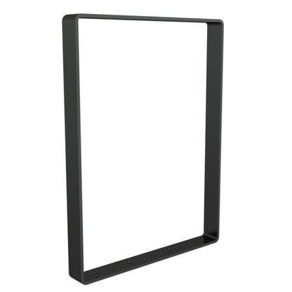 Anlehnbügel aus Flachstahl 70 x 10 mm mit Kantung nach innen