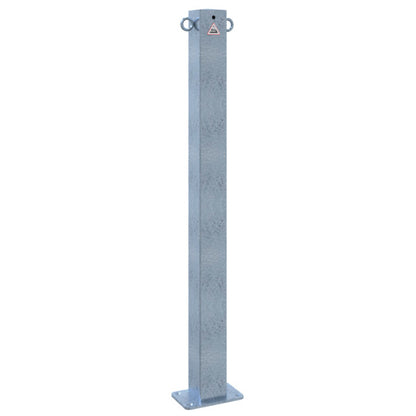 Absperrpfosten 70 x 70 mm ortsfest für Dübelbefestigung