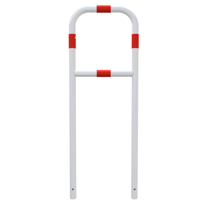 Rohrbügel aus Stahlrohr Ø 48 x 2,5 mm mit Querholm zum Einbetonieren