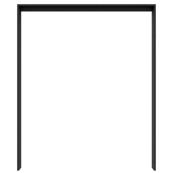 Anlehnbügel aus Flachstahl 80 x 12 mm mit Unterzug