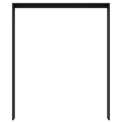 Anlehnbügel aus Flachstahl 80 x 12 mm mit Unterzug