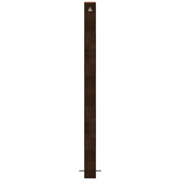 Stilpoller aus Cortenstahl 80 x 80 mm