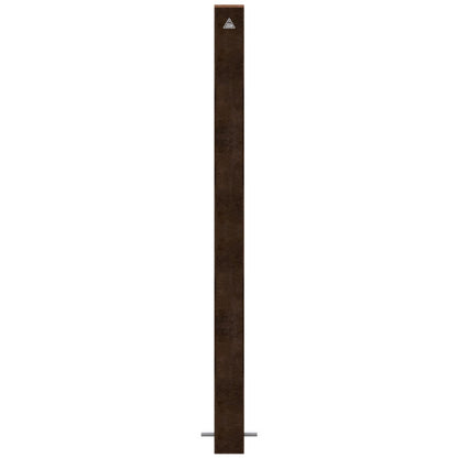 Stilpoller aus Cortenstahl 80 x 80 mm