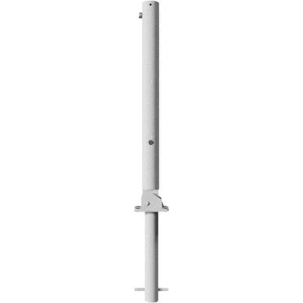 Absperrpfosten Stahlrohr Ø 76 x 2,6 mm umlegbar mit Dreikantverschluss