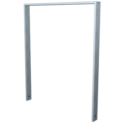 Ahnlehnbügel aus Stahlrohr 80 x 20 mm