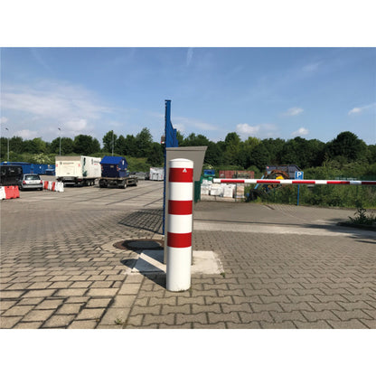 Absperrpoller Stahlrohr Ø 273 x 5 mm ortsfest zum Einbetonieren