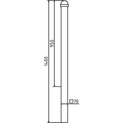 Stilpoller Serie 473B 70 x 70 mm