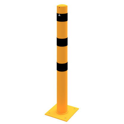 Absperrpoller Stahlrohr Ø 152 x 3,2 mm ortsfest zur Dübelbefestigung