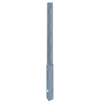 Absperrpfosten Stahlrohr Ø 89 x 2,9 mm herausnehmbar mit Profilzylinder
