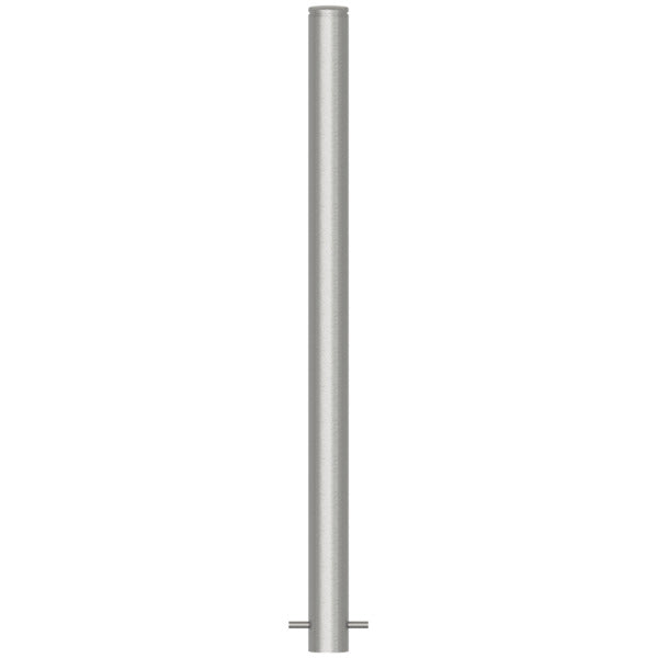 Edelstahlpfosten Ø 76 mm mit Ziernut