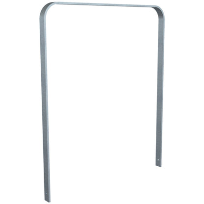 Anlehnbügel aus Flachstahl 50 x 12 mm in gebogener Ausführung