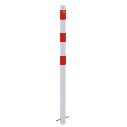 Absperrpfosten Stahlrohr Ø 60 x 2,5 mm ortsfest zum Einbetonieren
