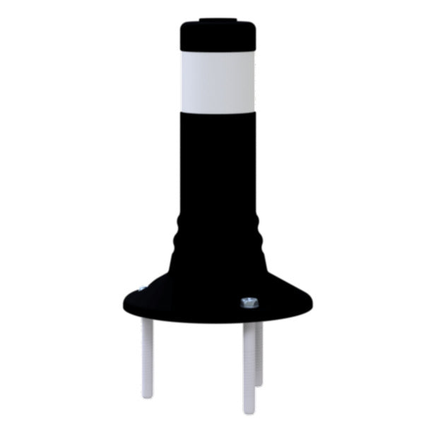 Flexipfosten schwarz / weiß Ø 80 mm