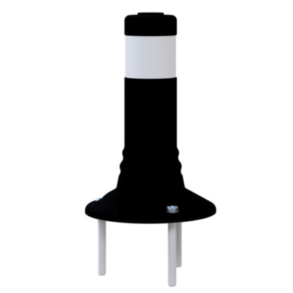 Flexipfosten schwarz / weiß Ø 80 mm
