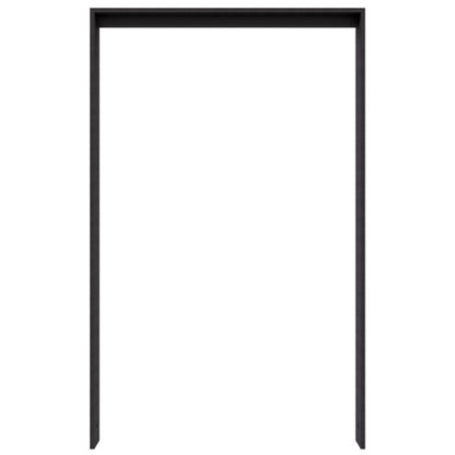 Anlehnbügel aus Flachstahl 80 x 12 mm mit Unterzug