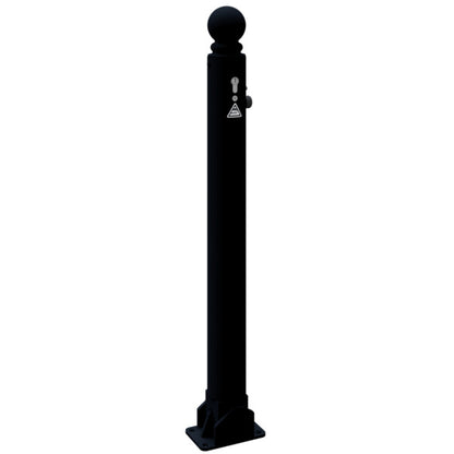 Absperr-Stilpfosten Serie 485B Ø 82 mm