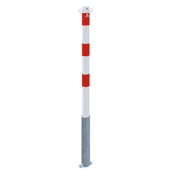 Absperrpfosten Stahlrohr Ø 60 x 2,5 mm herausnehmbar ohne Verschluss