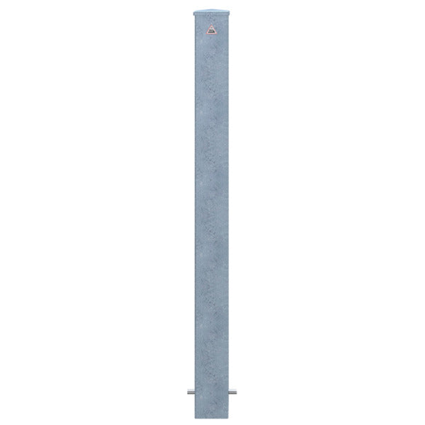 Absperrpfosten Stahlrohr 100 x 100 x 3 mm ortsfest zum Einbetonieren