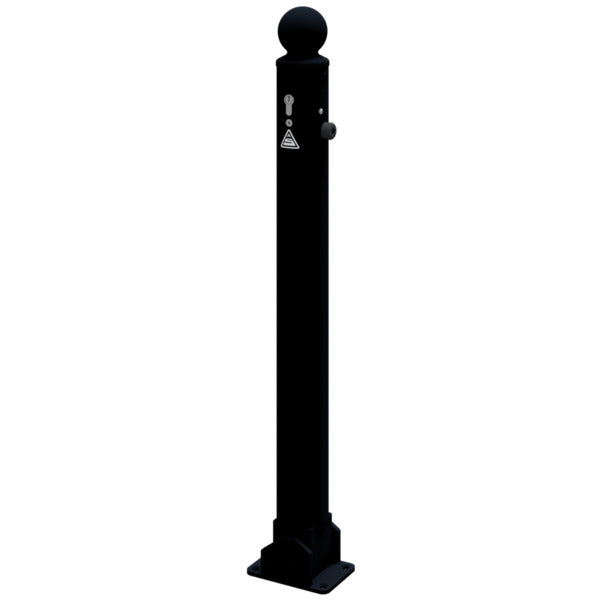 Absperr-Stilpfosten Serie 484B Ø 82 mm