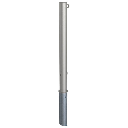 Edelstahlpfosten Ø 76 mm ohne Ziernut