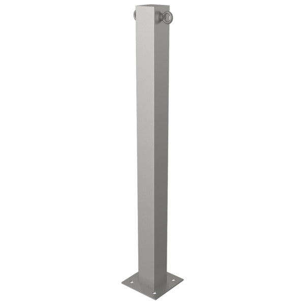 Edelstahlpfosten 70 x 70 mm