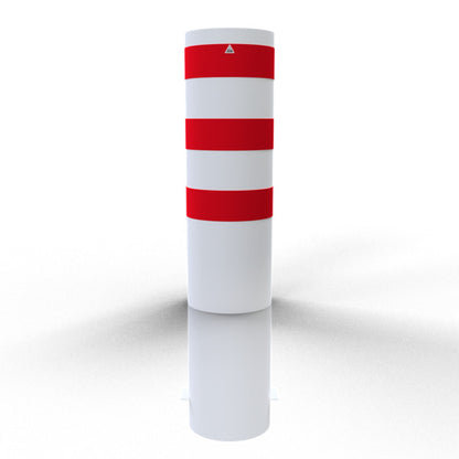 Absperrpoller Stahlrohr Ø 323 x 5 mm ortsfest zum Einbetonieren