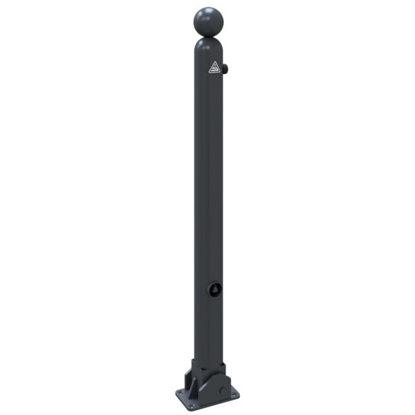 Absperr-Stilpfosten Serie 478B Ø 76 mm