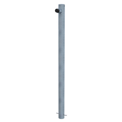 Absperrpfosten Stahlrpohr Ø 76 x 2,6 mm als Türstopper