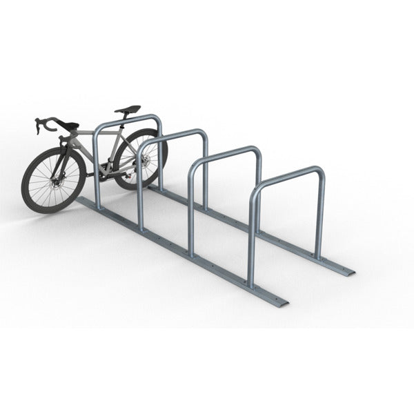 Fahrradanlehnbügel Reihenanlage Stahlrohr Ø 48 mm