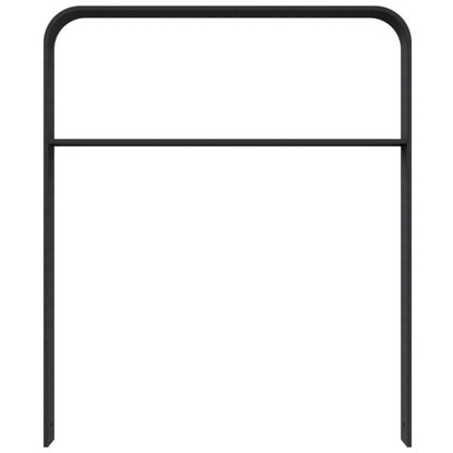 Anlehnbügel aus Flachstahl 80 x 12 mm in gebogener Ausführung