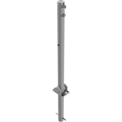 Absperrpfosten Stahlrohr Ø 60 x 2,5 mm umlegbar für Vorhangschloss