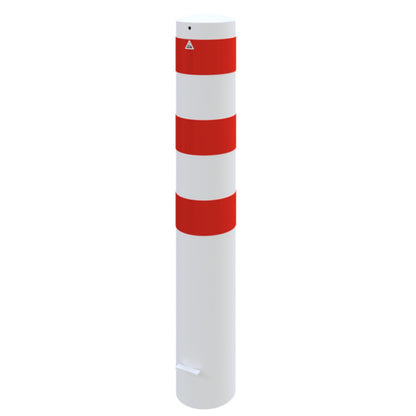 Absperrpoller Stahlrohr Ø 193 x 3,6 mm ortsfest zum Einbetonieren
