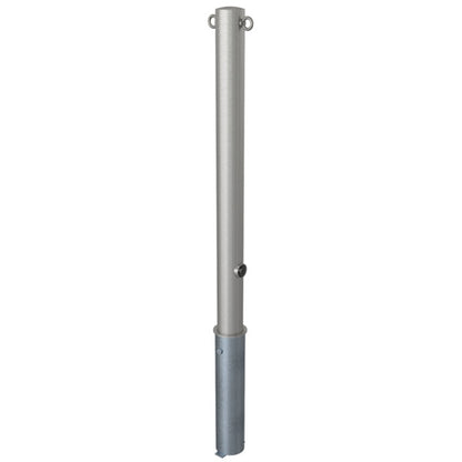 Edelstahlpfosten Ø 76 mm ohne Ziernut