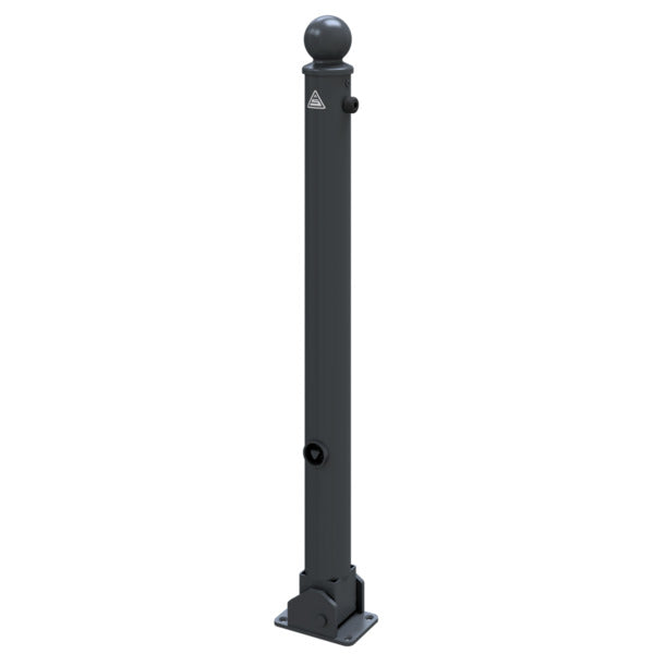 Absperr-Stilpfosten Serie 474B Ø 76 mm