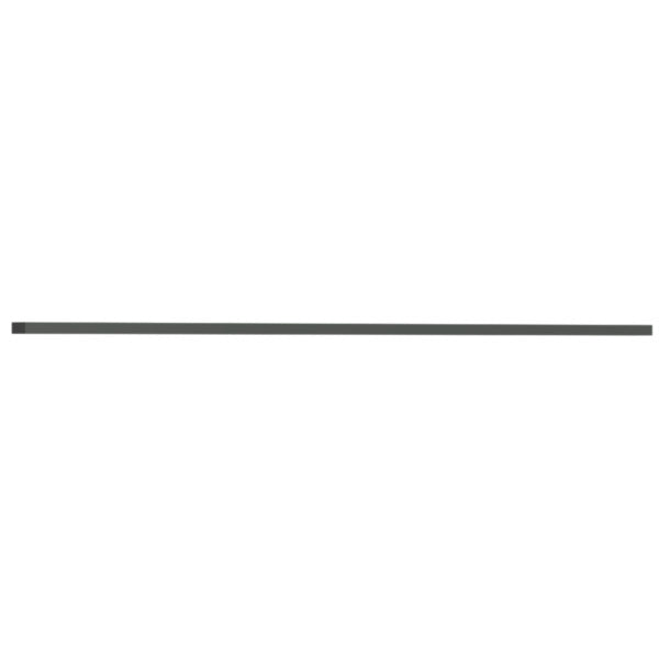 Rabattengeländer mit Querholm aus Flachstahl