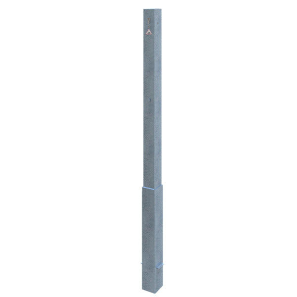 Absperrpfosten 70 x 70 mm herausnehmbar mit Profilzylinderschloss