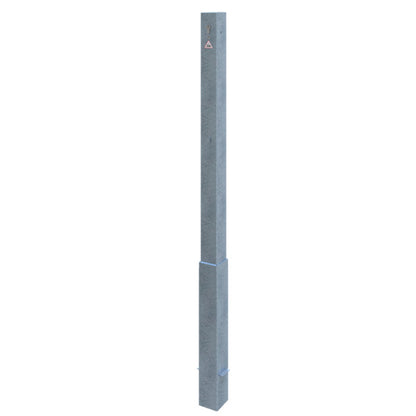 Absperrpfosten 70 x 70 mm herausnehmbar mit Profilzylinderschloss