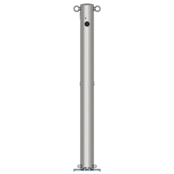 Edelstahlpfosten Ø 76 mm ohne Ziernut