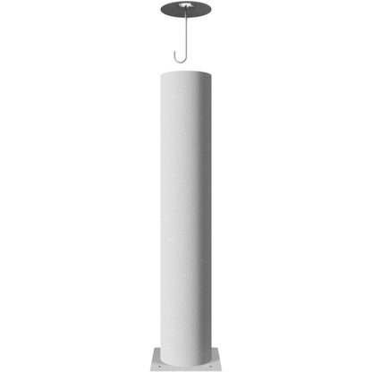 Absperrpoller Stahlrohr Ø 273 x 5 mm ortsfest für Dübelbefestigung